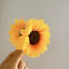 ¡Planta Sol! ¡Pasador de girasol simulado! Pinza para Flequillo Estilo Bosque de Niña Pinza Lateral Accesorios para el Cabello Foto en la Playa