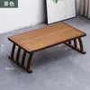 Mesa pequeña de mirador cama escritorio de computadora mesa de café tatami mesa baja para sentarse en el suelo repisa de ventana japonesa mesa kang mesa kang escritorio