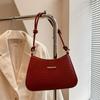 Bolso de hombro elegante y de alta calidad para mujer, primavera 2025, nuevo, elegante, estilo coreano, ligero, de lujo, retro, de moda, sencillo.
