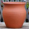 Pote Grande Queimado de Vegetais de Cerâmica Vermelha Vintage Feito à Mão Vaso de Flores Carnudas Cerâmica Grossa Pote Grande de Rosa Cerâmica Vaso Alto para Plantas Verdes Bougainvillea