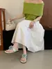 Chanclas de Fuegos Artificiales con Pedrería Estilo Hada First Encounter Temporada 2026 para Mujer, Sandalias Planas Casuales para Uso al Aire Libre
