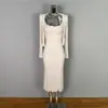 Conjunto de Dos Piezas para Mujer: Vestido Lencero Bodycon Delgado, Sexy, Maduro, Puro y Atractivo + Cárdigan, Estilo Transfronterizo