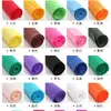 Papel Crepom Colorido Flores Artificiais Feitas à Mão para Crianças Material de Embalagem para Buquê de Papel Crepom Papel para Enrolar