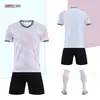 Conjunto de camiseta de fútbol personalizado de manga corta para hombres, mujeres, adultos y niños, uniformes para entrenamiento de estudiantes y equipos de competición con números impresos DIY
