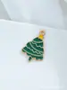 Aleación de Navidad Accesorios de Goteo de Aceite Colgante DIY Colgante Hecho a Mano Árbol de Navidad Dibujos Animados Papá Noel Reno