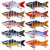 Nuevo Cebo Señuelo Multisección 10cm 18g Realista Set Multisección Señuelo de 6 Secciones para Pesca Marítima Transfronteriza