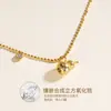 Colar Tichia Real Disparo Cabacinha Auspiciosa para Mulheres Prata de Lei S925 Novo Estilo Chinês Luxo Leve High-End Corrente de Clavícula da Fortuna Tendência