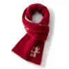 Cachemira Otoño/Invierno 2026 Nuevo Hombres Mujeres Niños Bebé Jacquard Orejas de Osito Protección contra el Frío Punto Gorro Cálido Set