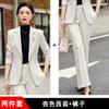 Traje profesional de alta gama traje de mujer otoño e invierno nueva moda elegante estilo diosa estilo occidental reductor de edad pantalones de pierna ancha conjunto de dos piezas