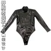 Atuendo de Performance para Celebridad de Internet Hombre Adulto Body Nt71 Body Abierto en el Pecho con Bolsillo Jj para Hombre