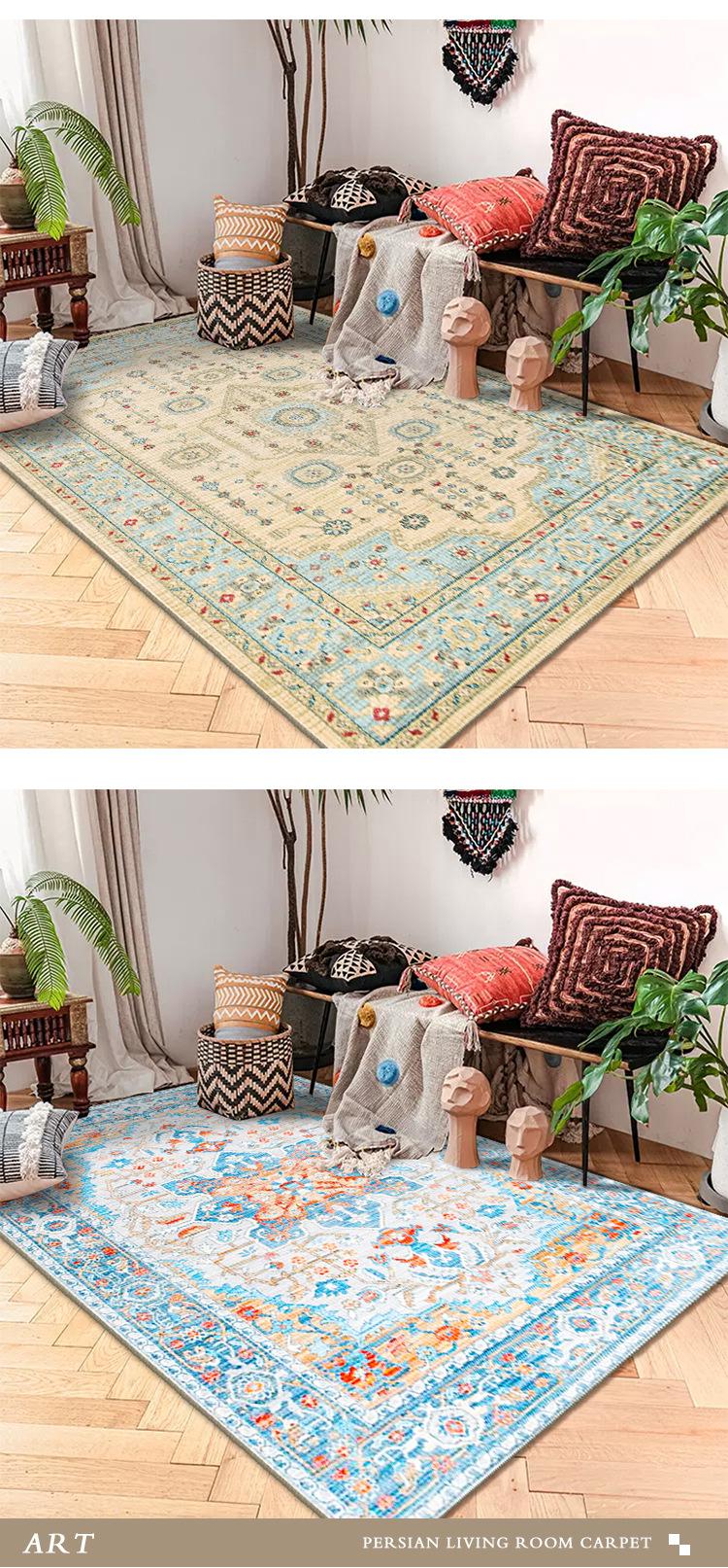 地垫地毯,卧室地毯,客厅地毯,复古地毯,跨境地毯,波斯地毯