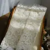 Mangas de Boda para Novia Guantes con Patrón de Encaje Estilo Vintage de Corte Francés Accesorios de Boda Estilismo de Vestido de Novia