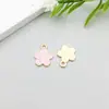 1 novo pingente de flor de cerejeira margarida de liga rosa em formato de gota de óleo pingente acessórios para pulseira colar diy