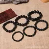 Pulsera Pixiu de Imitación Oro Arena Vietnamita Pulsera de Imitación Oro Negro Obsidiana Peel Pulsera Atmosférica Ágata Chapada en Oro Rojo Regalo