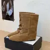 Botines Maillard Cuadrados de Suela Gruesa para Mujer, Nuevo Modelo Otoño 2026, Aumento Interno de Altura, Suela Suave, Efecto Adelgazante con Faldas, Botines