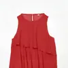 Z Estilo Europeu e Americano Transfronteiriço 2026 Nova Moda Elegante Roupas Femininas Atacado Top Decorativo Assimétrico em Camadas 3666124