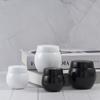 Frasco de creme preto Helena Rubinstein tipo bandagem HR frasco redondo para cuidados com a pele limpeza frasco cosmético pote para máscara frasco de creme para barriga