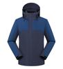 Chaqueta de Forro Polar de Tres en Uno Estilo Nuevo para Hombre, Bloques de Color, Desmontable, Cálida, Cortavientos e Impermeable para Exteriores, Personalizable