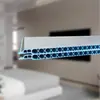 Painéis de Parede de PVC 08 Espessura Modelo 480 para Sala de Estar, Cozinha, Banheiro, Upgrade de Teto, Várias Opções de Textura, Seleção de Material