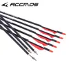 Flecha de carbono mezclado negro frío intercambiable de 7,8 mm arco recurvo arco tradicional compuesto universal competencia escénica Flecha
