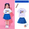 Fantasias de Cheerleading para Apresentações Infantis para Alunos do Ensino Fundamental, Uniformes de Turma para Jovens Chineses, Trajes de Cheerleading para Apresentações de Jardim de Infância