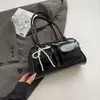 2026 Bolso de Hombro Único de Nicho Bolso Boston de Moda Nuevo Bolso de Mano para Viajes Bolso con Lazo de Perlas