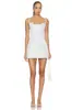 Vestido casual elegante estilo europeo y americano para cita, tirante fino de encaje blanco, vestido corto adelgazante Amazon INS