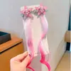 Peruca Infantil Little Pony Novo Estilo Rabo de Pônei Pintado Menina Trança Pônei Estrela Fofa Trança Boxeadora Elástico de Cabelo Acessórios de Cabelo