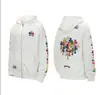 25 Nueva Sudadera con Capucha y Cremallera de Colores Cruzados Otoño e Invierno Chaqueta Sudadera Mismo Estilo para Hombres y Mujeres Chaqueta Casual