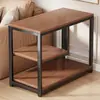 Mesa de centro para sala de estar, uso doméstico, mesita auxiliar para sofá, mesa de té pequeña, de pie, móvil, carrito pequeño, estante de almacenamiento, mueble de té simple
