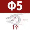 Anel de retenção tipo C para eixo de aço inoxidável 304 GB894 anel de retenção elástico para eixo aberto anel de retenção de circlip externo redondo para rolamento