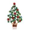 Explosiones de deseos de fuentes transfronterizas de bienes en Europa y Estados Unidos: ropa popular de AliExpress, broche creativo de alta gama con árbol de Navidad.