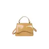 Bolsa Retrô Feminina 2026 Nova Cor Sólida Textura Moda Simples Design de Nicho Bolsa de Ombro Casual para o Trabalho Bolsa Feminina