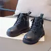 Botas Martin Nuevas para Niñas Otoño e Invierno 2026 Antideslizantes de Moda Tendencia Botas Amarillas Grandes para Niños Botas Cortas para Niños Mayores y Medianos Botas para Niños