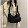 Bolsas para Mulheres 2021 Nova Tendência Outono e Inverno Estilo K Bolsa Transversal de Grande Capacidade Casual Leve Tecido Oxford Simples Bolsa Dumpling