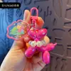 Muñeco Panda Llavero de Dibujos Animados Lindo Panda Troyano Exquisito Colgante para Coche Pareja Mochila Regalo Venta al por Mayor