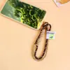 Lanyard Corto para Teléfono Móvil, Cuerda Trenzada de Nylon con Bloques de Color, Llavero Creativo, Correa de Muñeca Anti-Pérdida para Bolso y Botella de Agua, Accesorio para Colgar