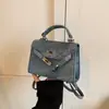 Bolso de Mano Pequeño Versátil Estilo Ins para Mujer 2026 Nuevo de Moda Tendencia Bolso Kelly Texturizado Bolso Cruzado de Verano de Gama Alta
