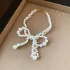 Pulseira Brilhante de Zircônia Pérola Gatinho Estilo Retro Literário Luxo Leve Toque de Alto Padrão Simples Moda Temperamento Versátil Joia de Mão Feminina