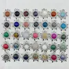 Venta al por mayor de joyería transfronteriza directa de fábrica Europa y Estados Unidos aleación incrustada de gema de cristal natural collar con colgante de sol