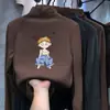 Nueva camiseta versátil de manga larga estilo coreano para otoño e invierno para niños, con cuello alto cálido y hecha de un tejido suave y cómodo