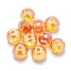 Colgante de perfume para coche de globo de 14 mm con agujero grande de 96 caras, accesorio para diadema, cuentas de cristal para pulsera DIY, venta al por mayor del fabricante