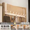 Gancho Trasero para Puerta de Aire Perchero sin Clavos Estante de Almacenamiento de Ropa Perchero Superior para Puerta de Entrada Perchero de Pared para Ropa Dormitorio Alargamiento