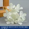 Bolsa de material de flor artificial branca caixa de flores conjunto flor artificial flor de seda grampo de cabelo adorno de cabeça de flor chapéu de estudioso DIY criativo