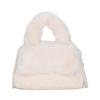 Bolso de peluche 2025 para mujer, estilo coreano, moderno, sencillo, bandolera con cadena de perlas, bandolera portátil