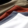Verano Algodón Puro Peso Pesado Color Sólido Deportivo Sin Mangas Camiseta Chaleco Hombre Holgado Talla Extra Chaleco de Hombre Camiseta de Moda de Manga Corta