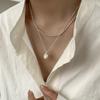 Colar Doce Amor para Mulheres 2024 Novo Estilo Quente Simples Luxo Acessível Elegante Corrente de Clavícula Versátil Colar de Pescoço