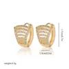 Jóias da Moda Novo Design Variedade Ouro Brincos de Zircônia Femininos Jóias Brincos de Zircônio Femininos Brincos