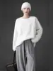Suéter de Gola Alta de Lã para Mulheres, Estilo Nicho de Inverno, Macio e Não Irritante, Veludo Sintético de Vison, Estilo Preguiçoso, Camisa Base para Camada Interna para Outono e Inverno