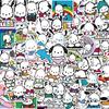 400 stickers de diario Sanrio coolomi meildi Yugui dog stickers impermeables stickers decorativos de material lindo